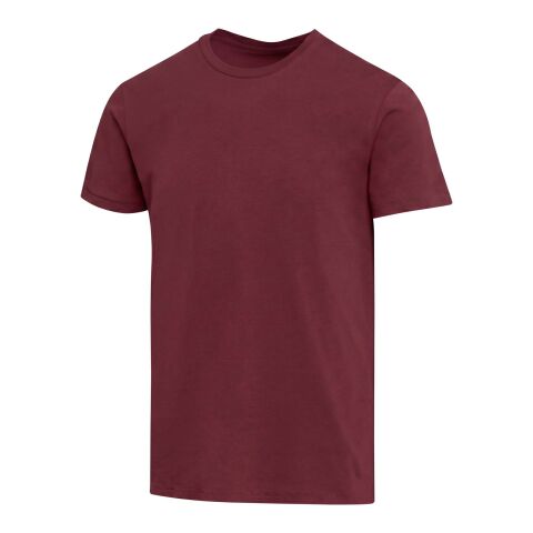 Balfour Kurzärmeliges T-Shirt aus 200 g/m² Bio Baumwolle (OCS), unisex Tiefes Burgunderrot | 4XS