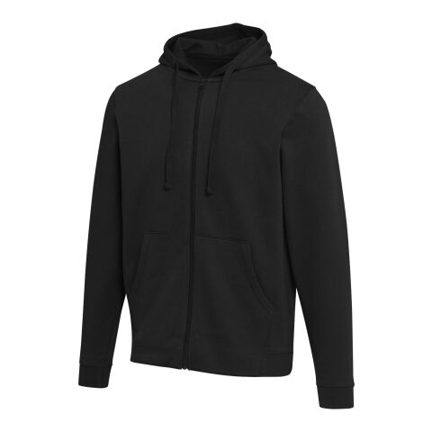 Jasper Kapuzenpullover aus recycelter 280 g/m², Bio Baumwolle (OCS) unisex Schwarz | 3XS