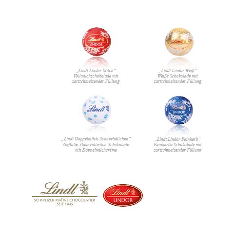 Adventskalender "Centro" mit Lindt Schokolade bunt | ohne Werbeanbringung