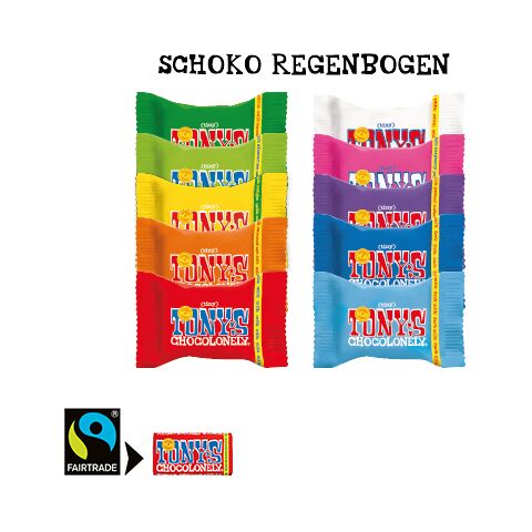 Adventskalender Mit Tony&#039;S Schokolade bunt | ohne Werbeanbringung