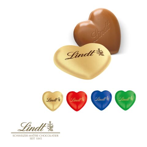 Lindt Herz, 20 g im Werbebriefchen bunt | ohne Werbeanbringung