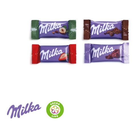 Milka Schokotäfelchen In Präsentbox bunt | ohne Werbeanbringung