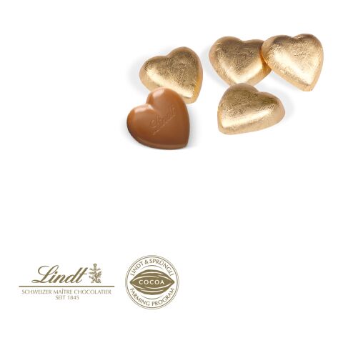 3D Präsent „Container” bunt | ohne Werbeanbringung | Lindt Herzen