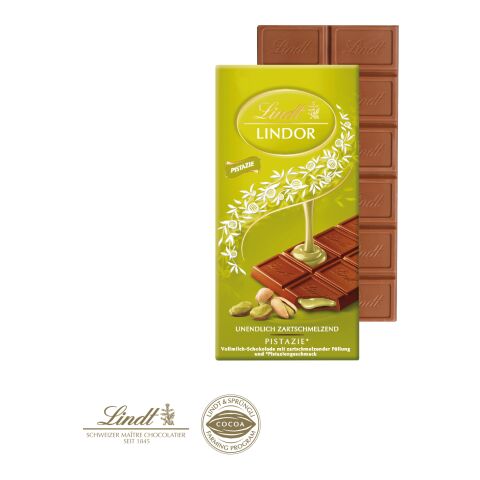 Premium Schokolade Lindt Lindor Pistazie bunt | ohne Werbeanbringung