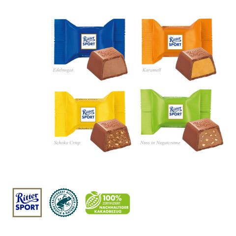 Werbewürfel mit Ritter SPORT Schokowürfel bunt | ohne Werbeanbringung