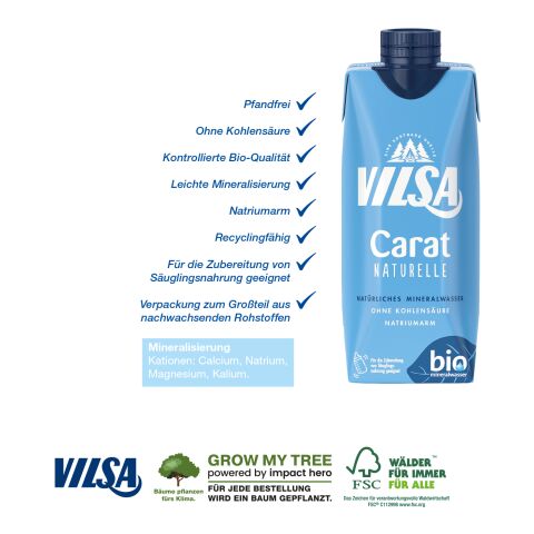 Werbewasser Naturelle bunt | ohne Werbeanbringung