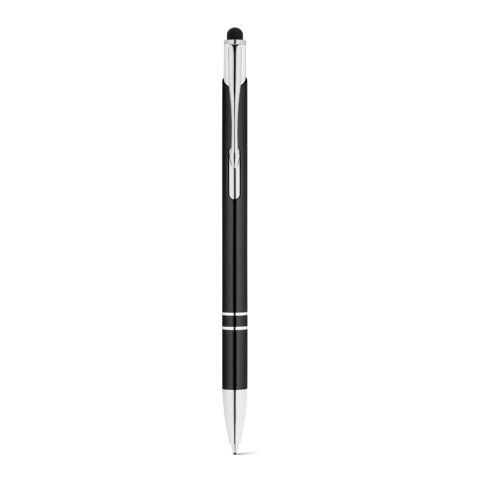 GALBA. Aluminium-Kugelschreiber mit Touch Tip und Clip schwarz