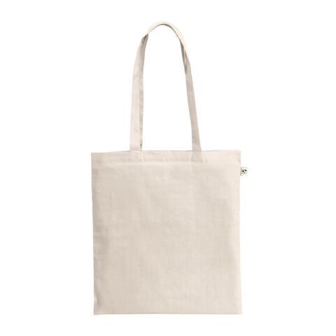 GIZA. Tasche aus 100 % recycelter Baumwolle (140 g/m²) Beige | ohne Werbeanbringung