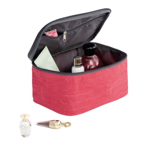 ELIZA. Kulturbeutel aus 300D HD mit gepolstertem Griff Rosa | ohne Werbeanbringung