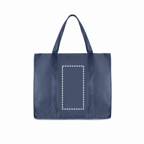 SHOPPER. Einkaufstasche aus Non-woven (80 g/m²) Blau | ohne Werbeanbringung | Nicht verfügbar | Nicht verfügbar | Nicht verfügbar