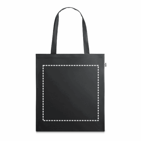 MAPUTO. Tragetasche aus 190T Polyester aus recyceltem (100% rPET) schwarz | ohne Werbeanbringung | Nicht verfügbar | Nicht verfügbar | Nicht verfügbar