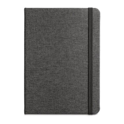 BOYD. A5 Notizbuch aus recyceltem Polyester (100% rPET) mit linierten Blättern schwarz | ohne Werbeanbringung | Nicht verfügbar | Nicht verfügbar | Nicht verfügbar