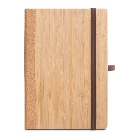 ORWELL. A5-Notizbuch aus Bambus- und Korkblättern mit linierten Blättern Natur | ohne Werbeanbringung | Nicht verfügbar | Nicht verfügbar | Nicht verfügbar