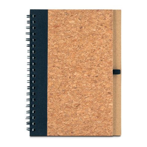 VICENTE. B6-Notizbuch aus Kork und Recyceltes Polyester (100% rPET) mit Kugelschreiber schwarz | ohne Werbeanbringung | Nicht verfügbar | Nicht verfügbar | Nicht verfügbar