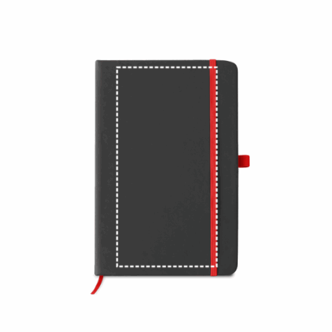 CORBIN. A5 Notizbuch aus PU mit linierten Blättern Rot | ohne Werbeanbringung | Nicht verfügbar | Nicht verfügbar | Nicht verfügbar