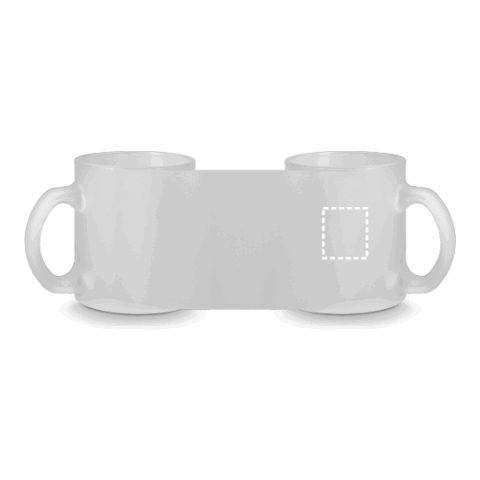 KENNY II. Tasse aus Glas 340 mL weiss | ohne Werbeanbringung | Nicht verfügbar | Nicht verfügbar | Nicht verfügbar