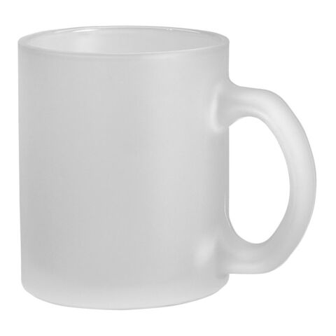 KENNY II. Tasse aus Glas 340 mL Weiß | ohne Werbeanbringung