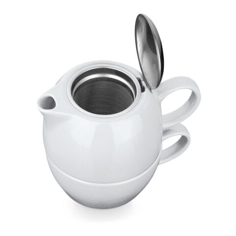 COLE. Teeset aus Porzellan 2 in 1 weiss | ohne Werbeanbringung | Nicht verfügbar | Nicht verfügbar | Nicht verfügbar