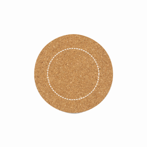 PISANI. Glasuntersetzer aus Kork Natur | ohne Werbeanbringung | Nicht verfügbar | Nicht verfügbar