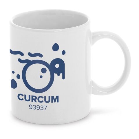 CURCUM. Tasse aus Keramik 350 mL Weiß | ohne Werbeanbringung | Nicht verfügbar | Nicht verfügbar | Nicht verfügbar