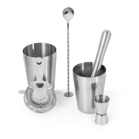 BRAMBLE. Cocktail-Set aus Edelstahl bestehend aus 6 Teilen Silber | ohne Werbeanbringung | Nicht verfügbar | Nicht verfügbar | Nicht verfügbar
