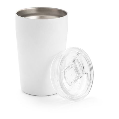 SLIDER. Reisebecher (Sublimation) aus Edelstahl 380 ml weiss | ohne Werbeanbringung | Nicht verfügbar | Nicht verfügbar | Nicht verfügbar