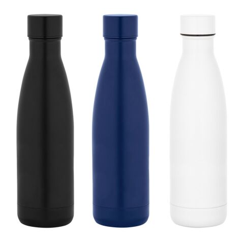 RE-BUFFON M. Thermoskanne aus 93% recyceltem Edelstahl 520 mL Schwarz | ohne Werbeanbringung