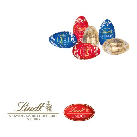 Eier Parade mit Lindt Schokolade bunt | ohne Werbeanbringung | Lindt