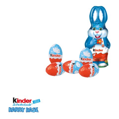 Osternest Mit Kinder Schokolade bunt | ohne Werbeanbringung