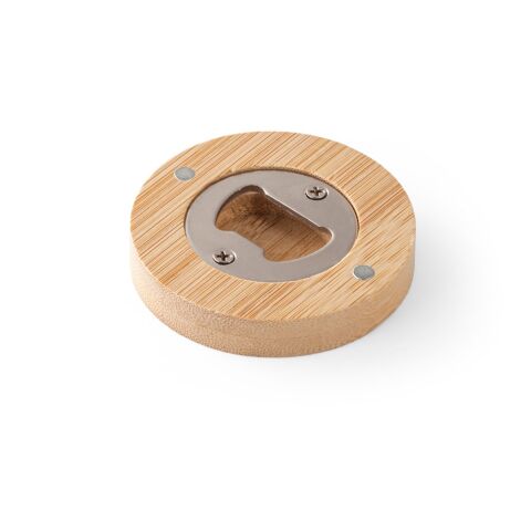 AMCHUR. Untersetzer aus Bambus mit Flaschenöffner Natur | ohne Werbeanbringung | Nicht verfügbar | Nicht verfügbar