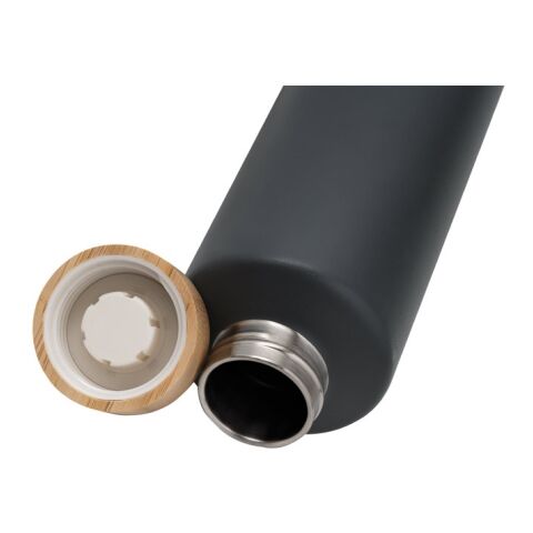 NORRE BOTTLE. Isolierflasche aus Edelstahl 640 mL Schwarz | ohne Werbeanbringung