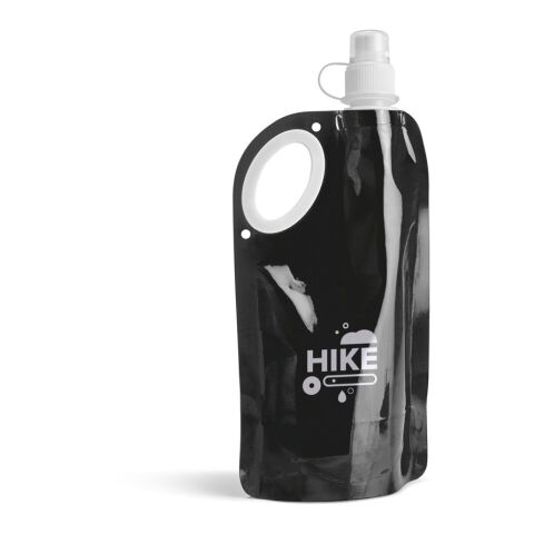 HIKE. Faltbare Flasche aus PET, PA und PE 750 ml Schwarz