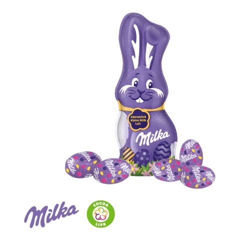 Großes Osternest Mit Schokolade Von Milka bunt | ohne Werbeanbringung