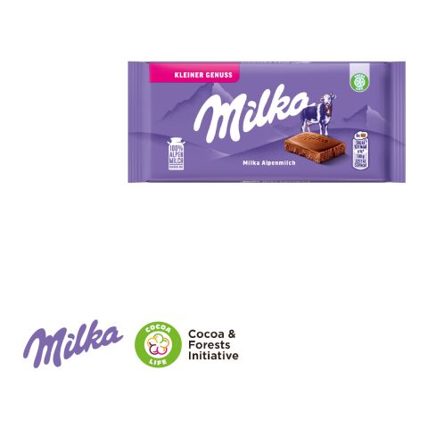 Milka Schokoladentafel mit Hasenohren bunt | ohne Werbeanbringung