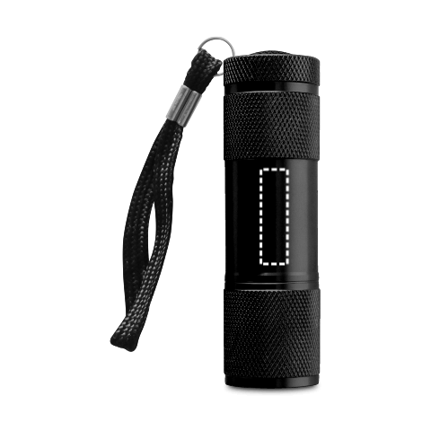 FLASHY. Taschenlampe aus Aluminium mit 9-LEDs schwarz | ohne Werbeanbringung | Nicht verfügbar | Nicht verfügbar | Nicht verfügbar