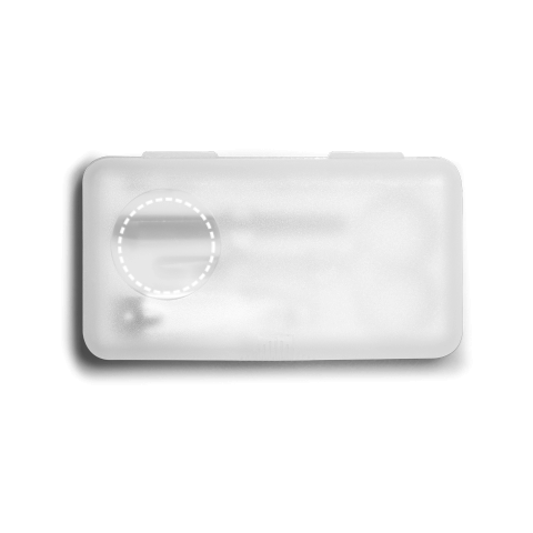 NADIA. Maniküre-Set 4-teilig weiss | ohne Werbeanbringung | Nicht verfügbar | Nicht verfügbar