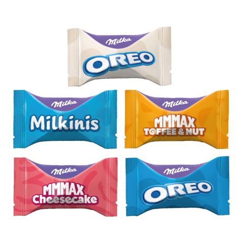 Tisch-Adventskalender Milka Favourites bunt | ohne Werbeanbringung