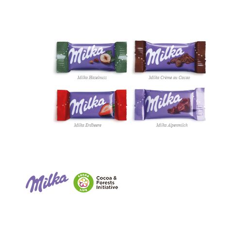 Adventskalender Cube &quot;Xl&quot; Mit Milka Schokolade bunt | ohne Werbeanbringung