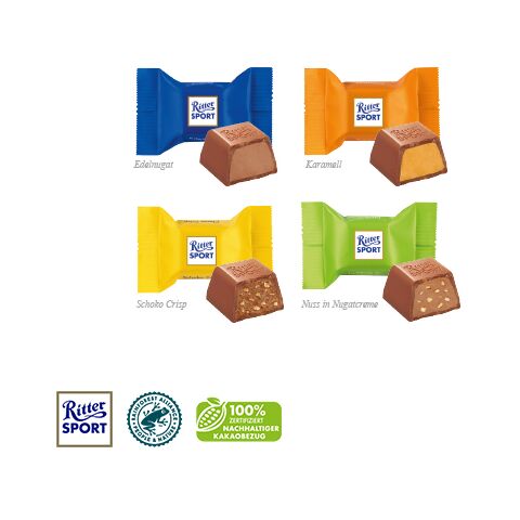 3D Präsent &quot;Container&quot; bunt | ohne Werbeanbringung | Ritter SPORT Schokowürfel