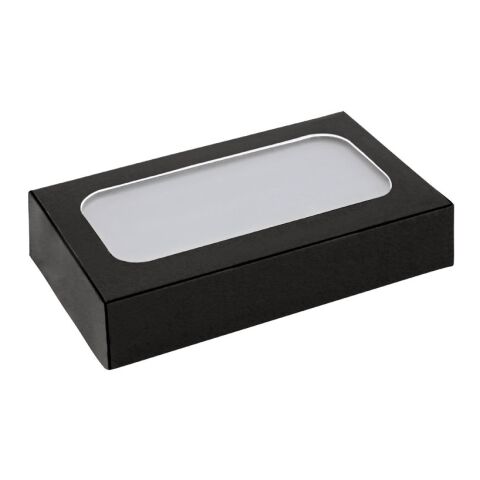 MARCET. Powerbank Slim 4&#039;000 mAh aus Recyceltes Aluminium (100% rAL) und Recyceltes ABS (100% rABS) Schwarz | ohne Werbeanbringung