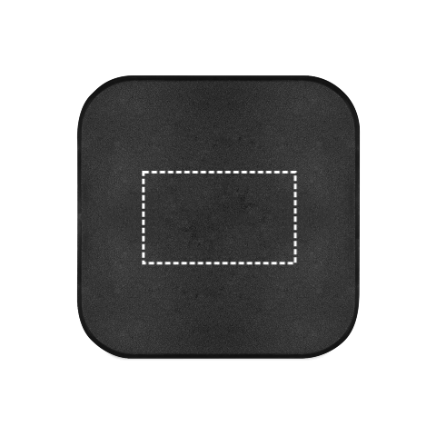 CAROLINE. Superschnelles 15W wireless Ladegerät mit HUB 2 USB-A Anschlüssen aus Recyceltes ABS (60% rABS) schwarz | ohne Werbeanbringung | Nicht verfügbar | Nicht verfügbar | Nicht verfügbar