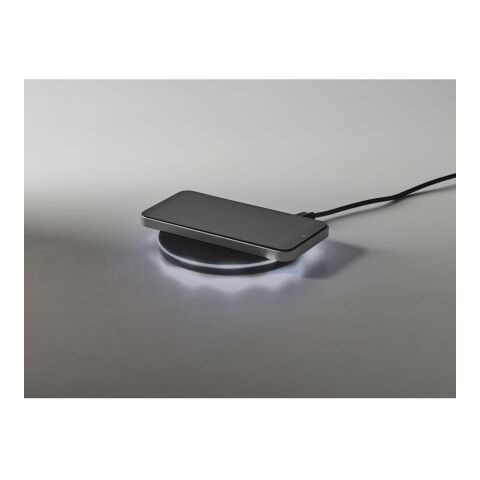 BURNELL. Superschnelles 10W wireless Ladegerät aus ABS schwarz | ohne Werbeanbringung | Nicht verfügbar | Nicht verfügbar
