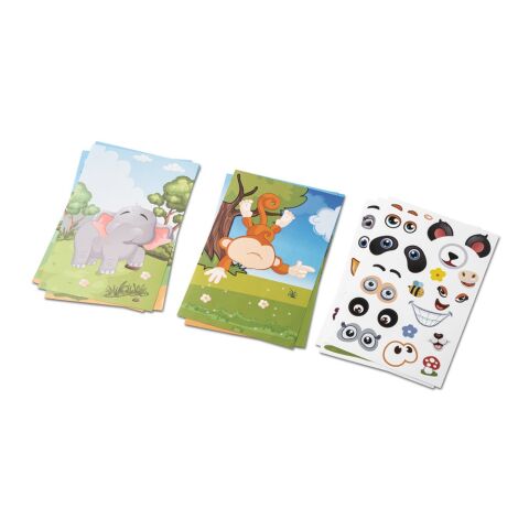 MADAGASCAR. Sticker-Set mit sechs Blättern weiss | ohne Werbeanbringung | Nicht verfügbar | Nicht verfügbar | Nicht verfügbar