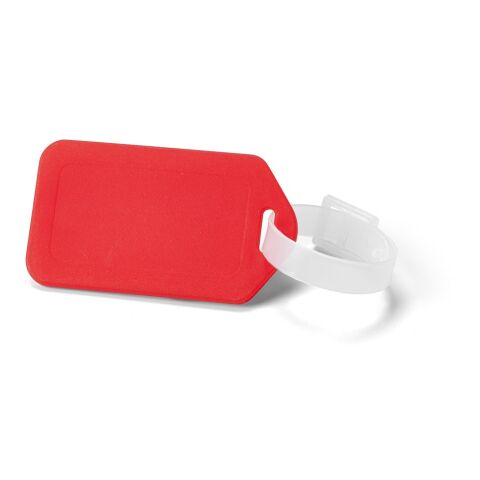 FINDO. Gepäckanhänger aus PP Rot | ohne Werbeanbringung | Nicht verfügbar | Nicht verfügbar | Nicht verfügbar