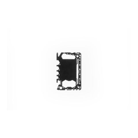 PEEBLES. Multifunktionskarte aus Edelstahl mit 20 Funktionen schwarz | ohne Werbeanbringung | Nicht verfügbar | Nicht verfügbar | Nicht verfügbar