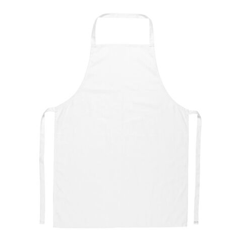 CUMIN. Schürze aus Baumwolltwill (180 g/m²) Weiß | ohne Werbeanbringung