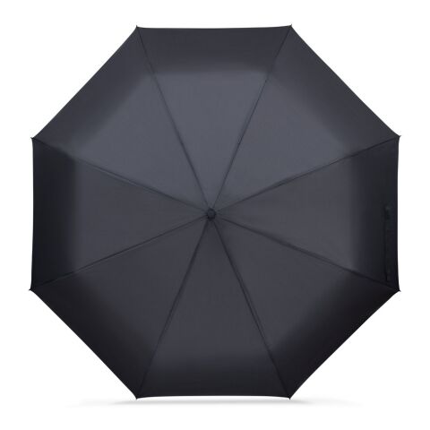 CAMILLE. Großer Regenschirm (27") aus 190T Pongee schwarz