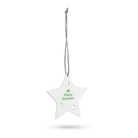 ASPEN. Weihnachtsfiguren zum Aufhängen weiß