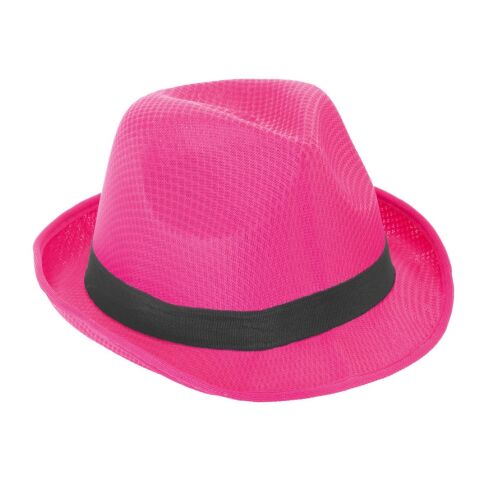 MANOLO. Hut aus PP Rosa | Ohne Werbeanbringung