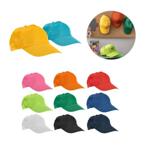 CAMPBEL. Kappe aus Polyester Rosa | ohne Werbeanbringung